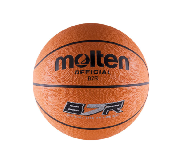 Баскетбольный мяч MOLTEN B7R, 634MOB7R резиновый, размер 7